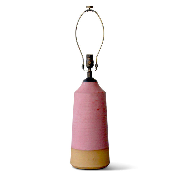 Natan Moss Pink Color Block Lamp